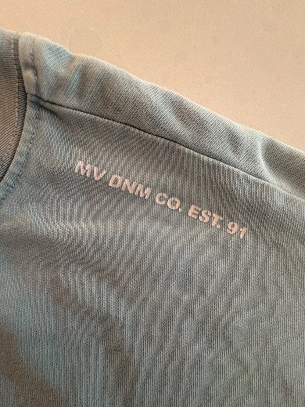 Mavi Oversized Graphic T-Shirt Blue Size M New York Logo Tee - Picture 4 of 5